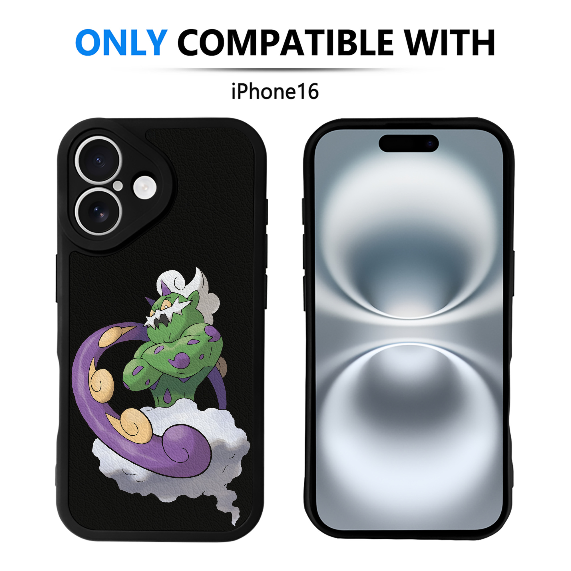 （画像用） ポケットモンスター Pokémon 【iPhone 16シリーズ対応】シリコンスマホケース（レザー調） 材質：シリコン